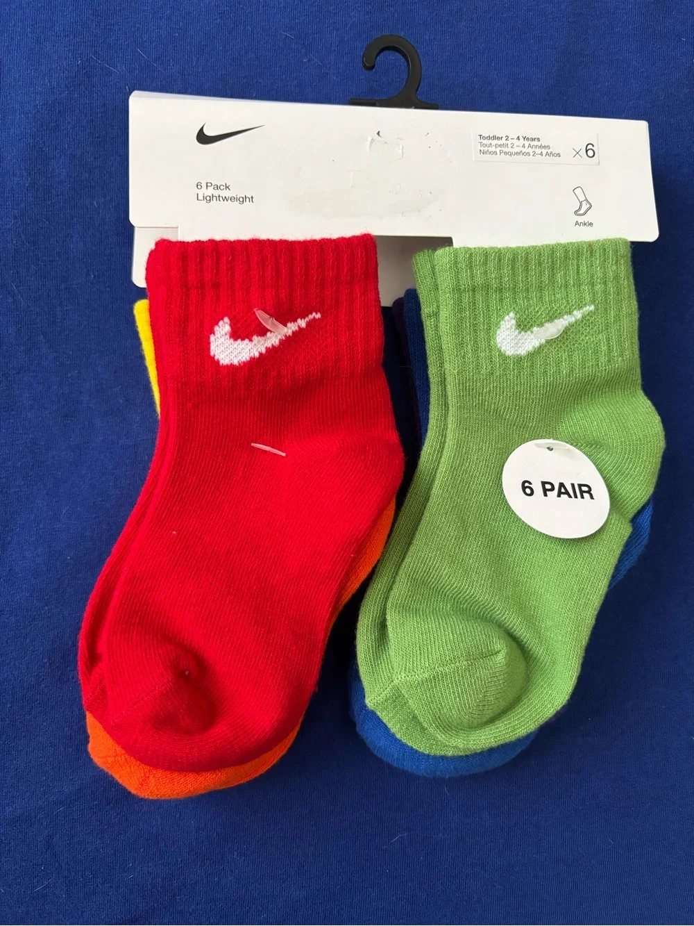 Nike Lightweight Toddler Socks 2-4 Years